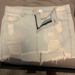 Jean skirt